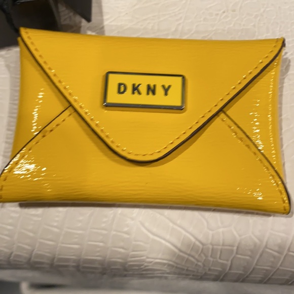 Dkny Handbags - FINAL Price-New DKNY Yellow Patent Sutton Envelope